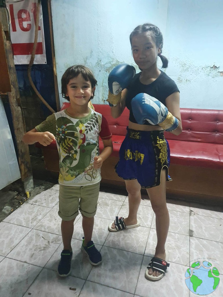Muay Thai niños