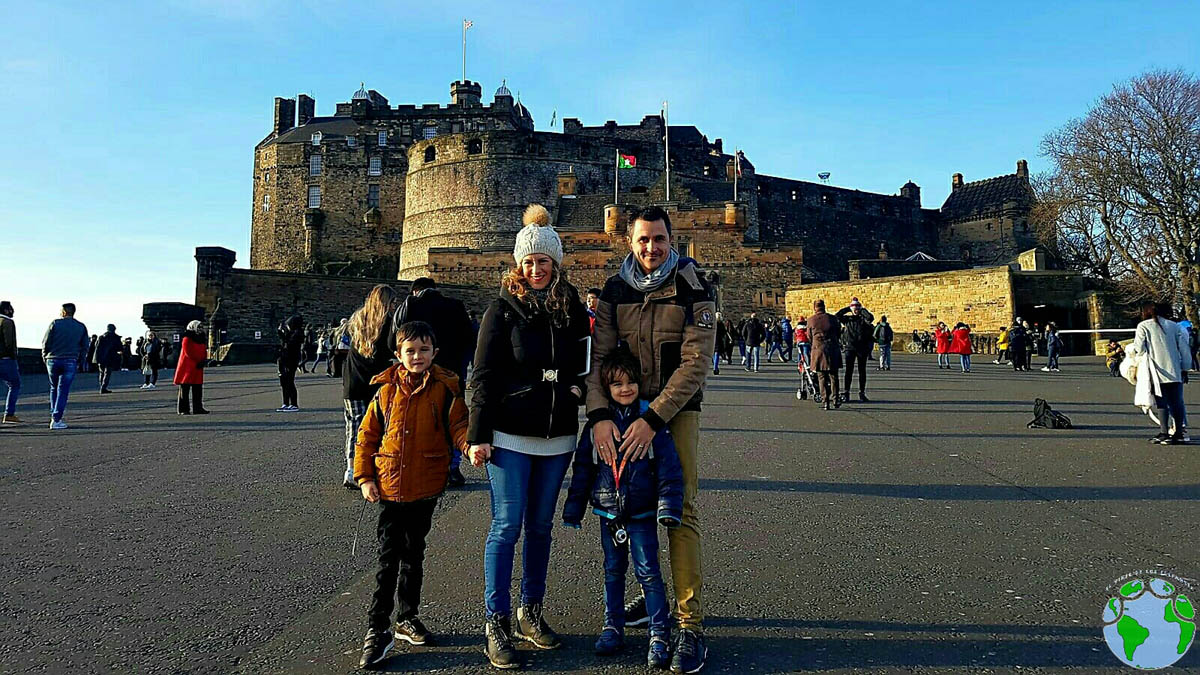Castillo Edimburgo con niños