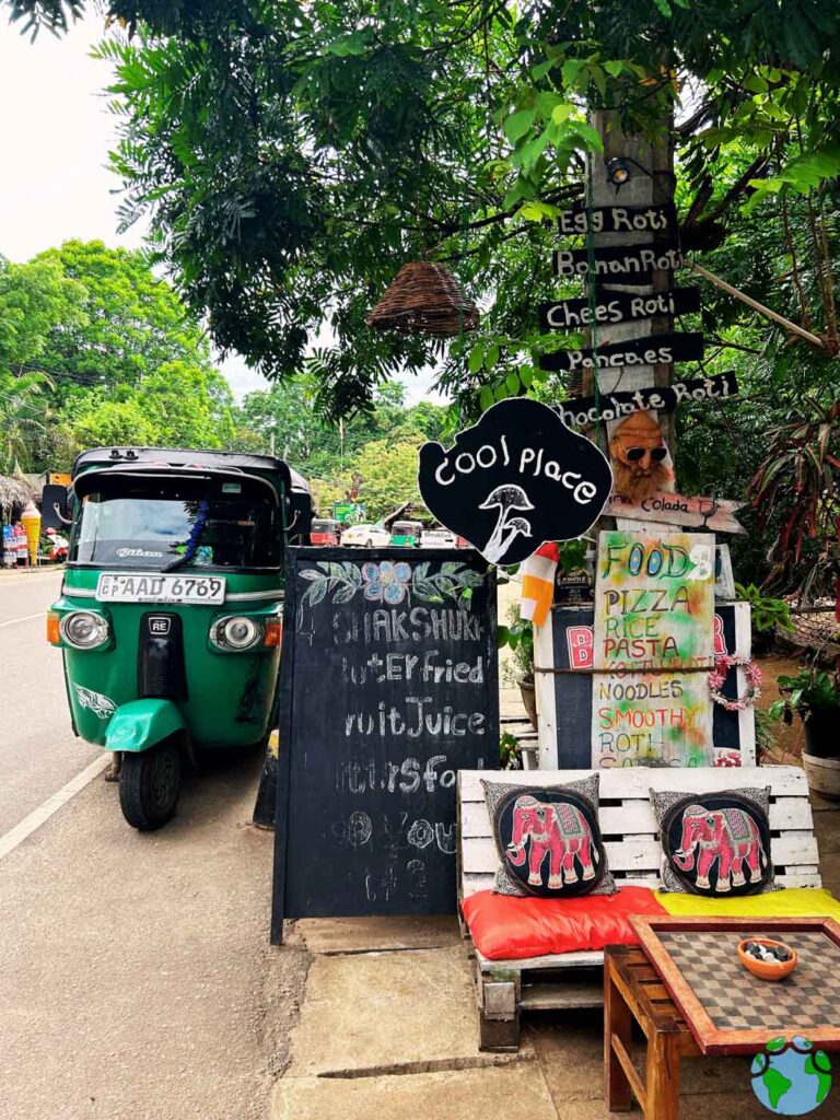 Tuk tuk en Sri Lanka